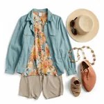 Coastal grandmother outfit