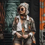 Eclectic outfit