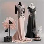 Haute couture outfit