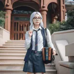 Light academia outfit