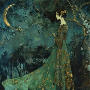 Edmund Dulac style