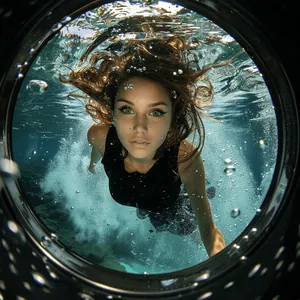 Underwater Shot: Canon EOS-1D X Mark II camera with a Canon EF 8-15mm f/4L Fisheye USM lens in an underwater housing