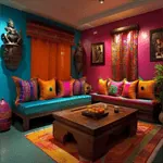 Indian Vibrancy Interior Design