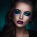 Bold makeup