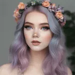 Pastel makeup