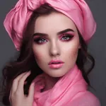 Pink makeup