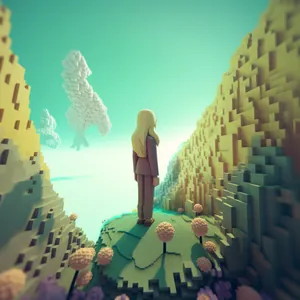 Voxel art