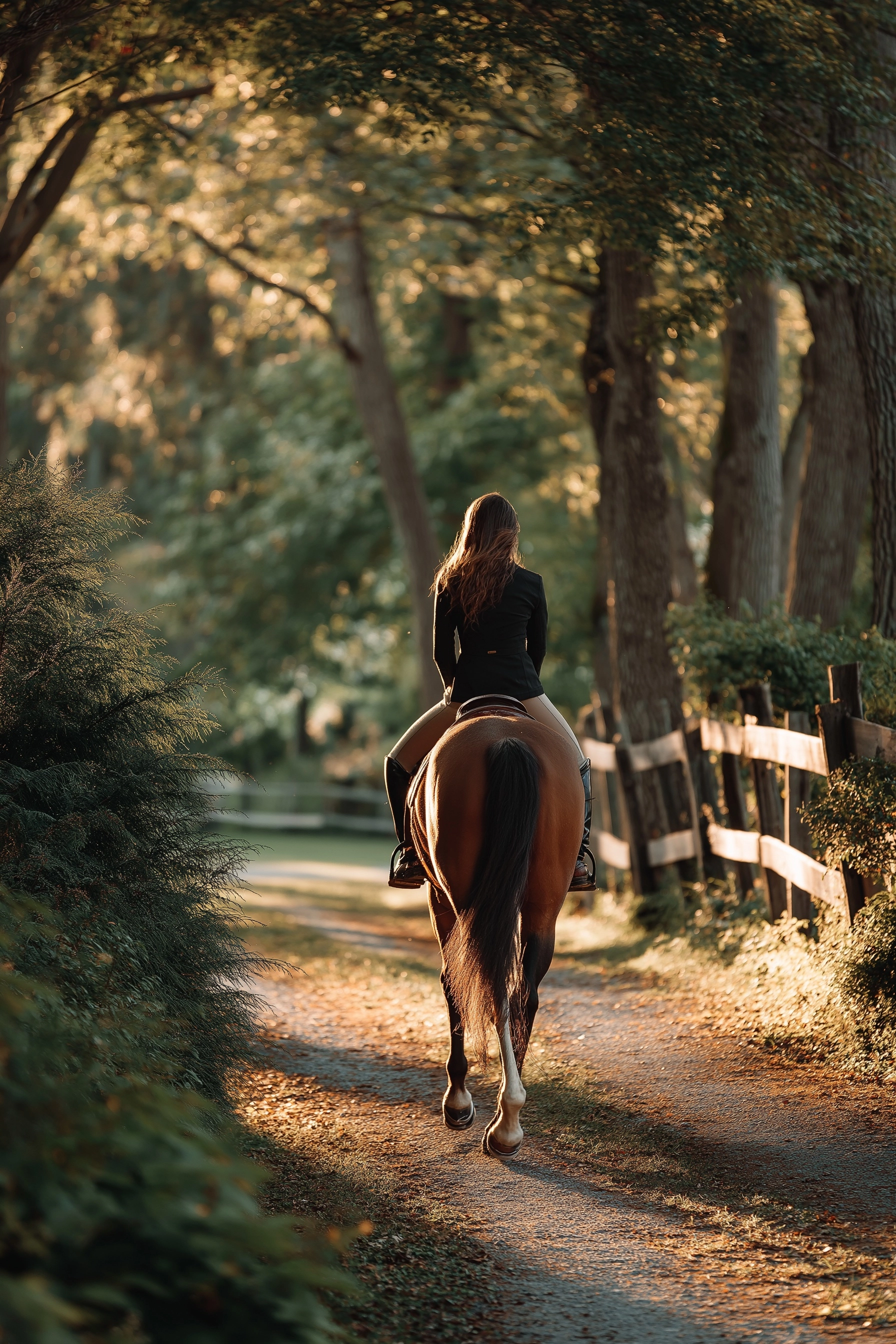 Picture of girl horseback riding middleburg