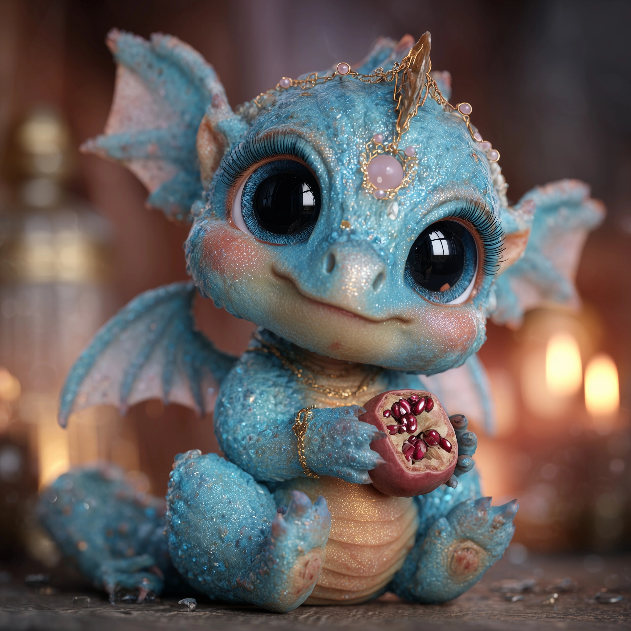 LVF baby dragon anchor, slightly plump baby dragon, rounded cheeks, soft belly