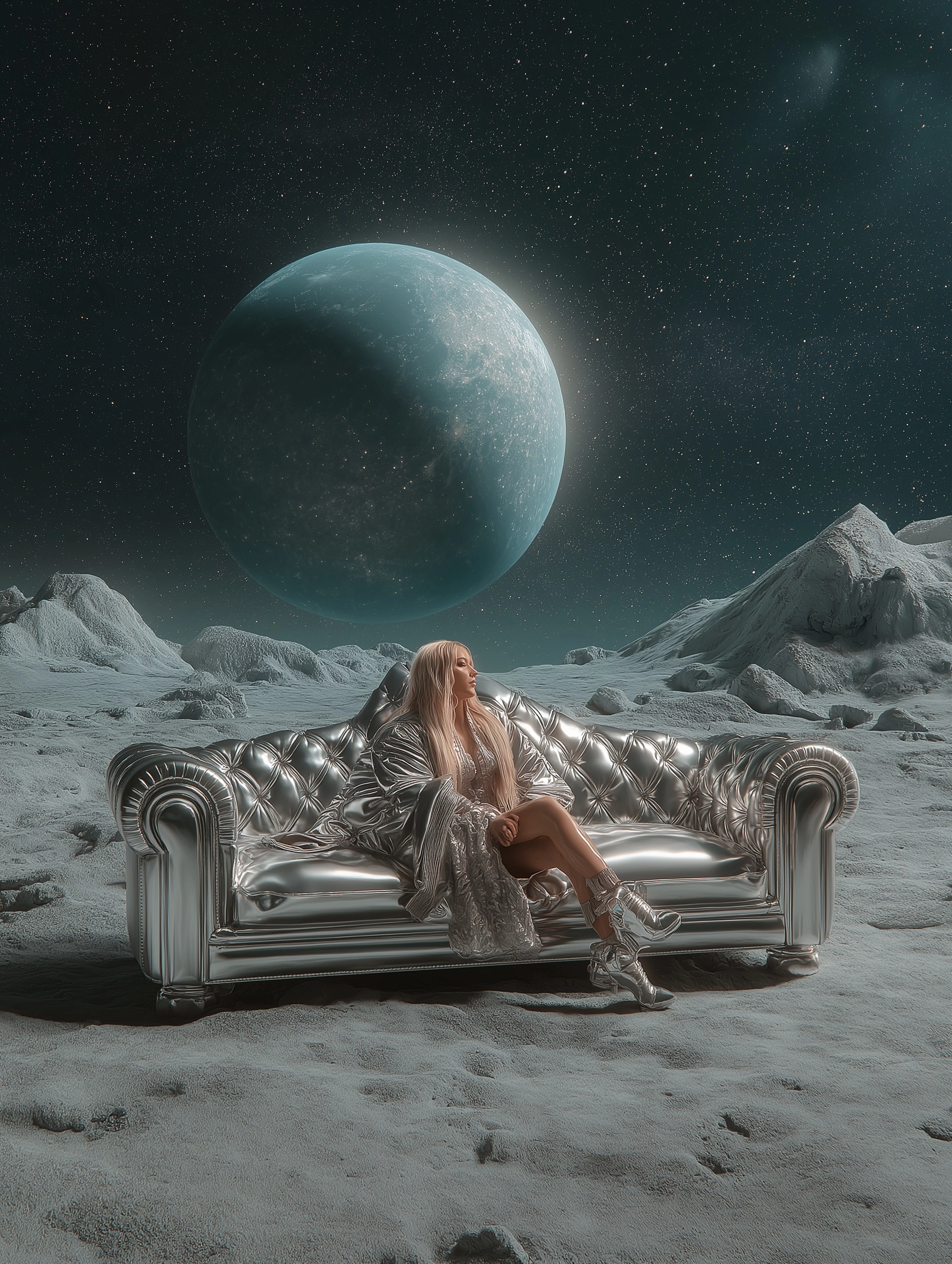 Ultra-photorealistic high-fashion editorial photo, hyper-detailed textures, 16k resolution
