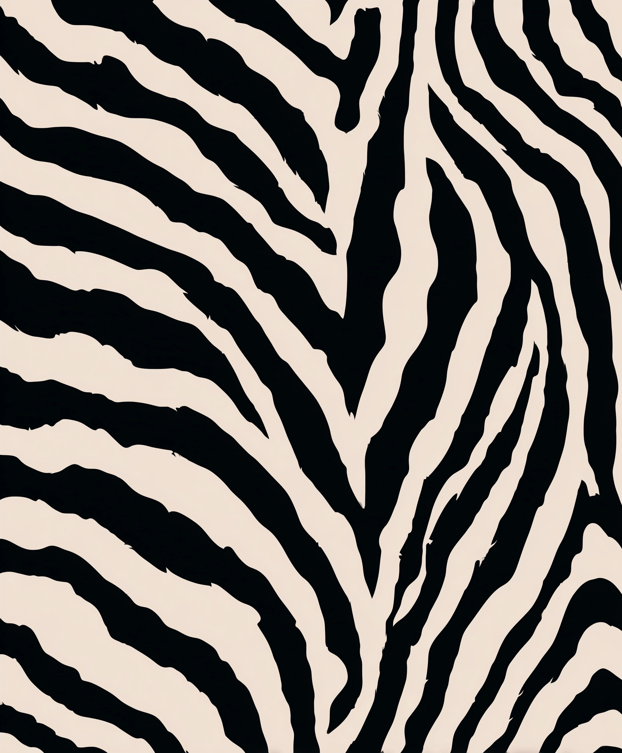 Background art, cute flat style, zebra black white stripe skin pattern