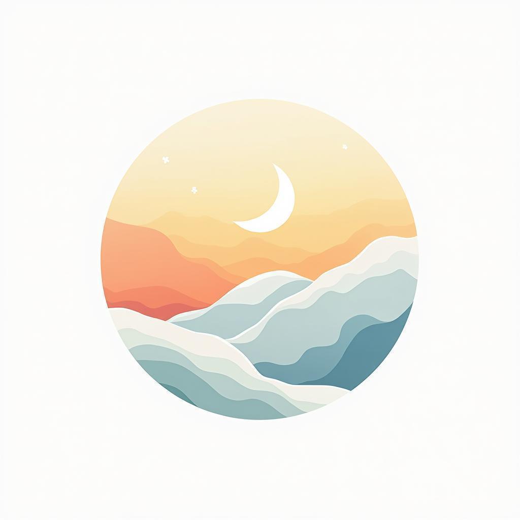 Minimalist Anime Retail Logo With Nordic Motifs