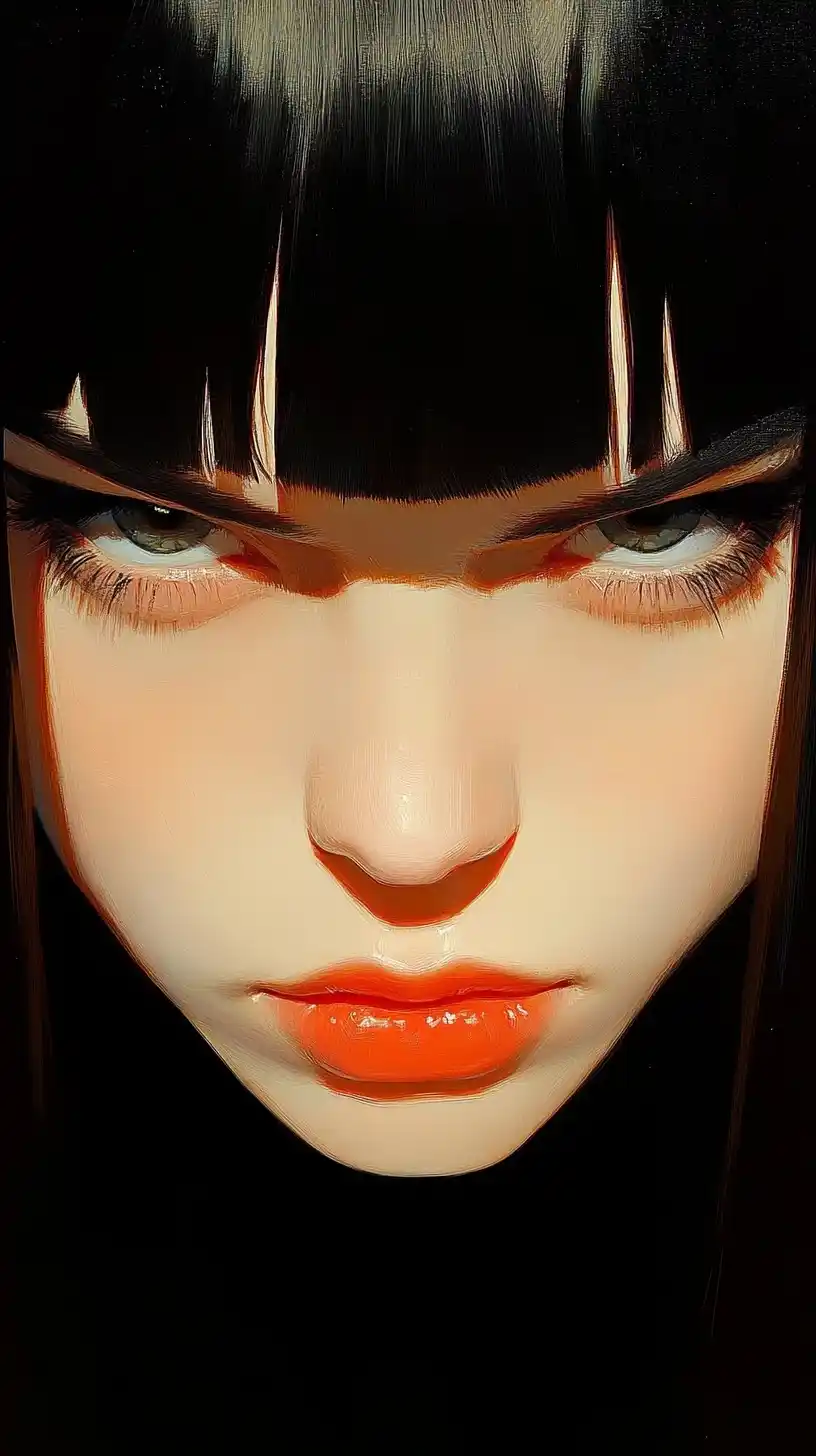 Carnelian Eyed Portrait