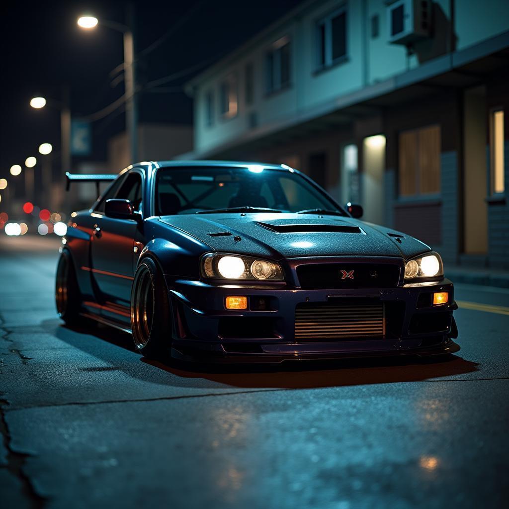 Moody Cinematic Japanese JDM Street Machine