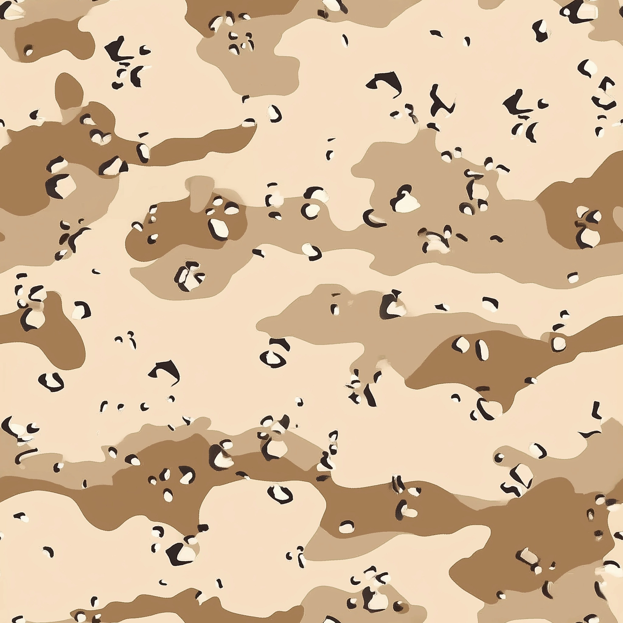 Combine these camo patterns into one continuous pattern