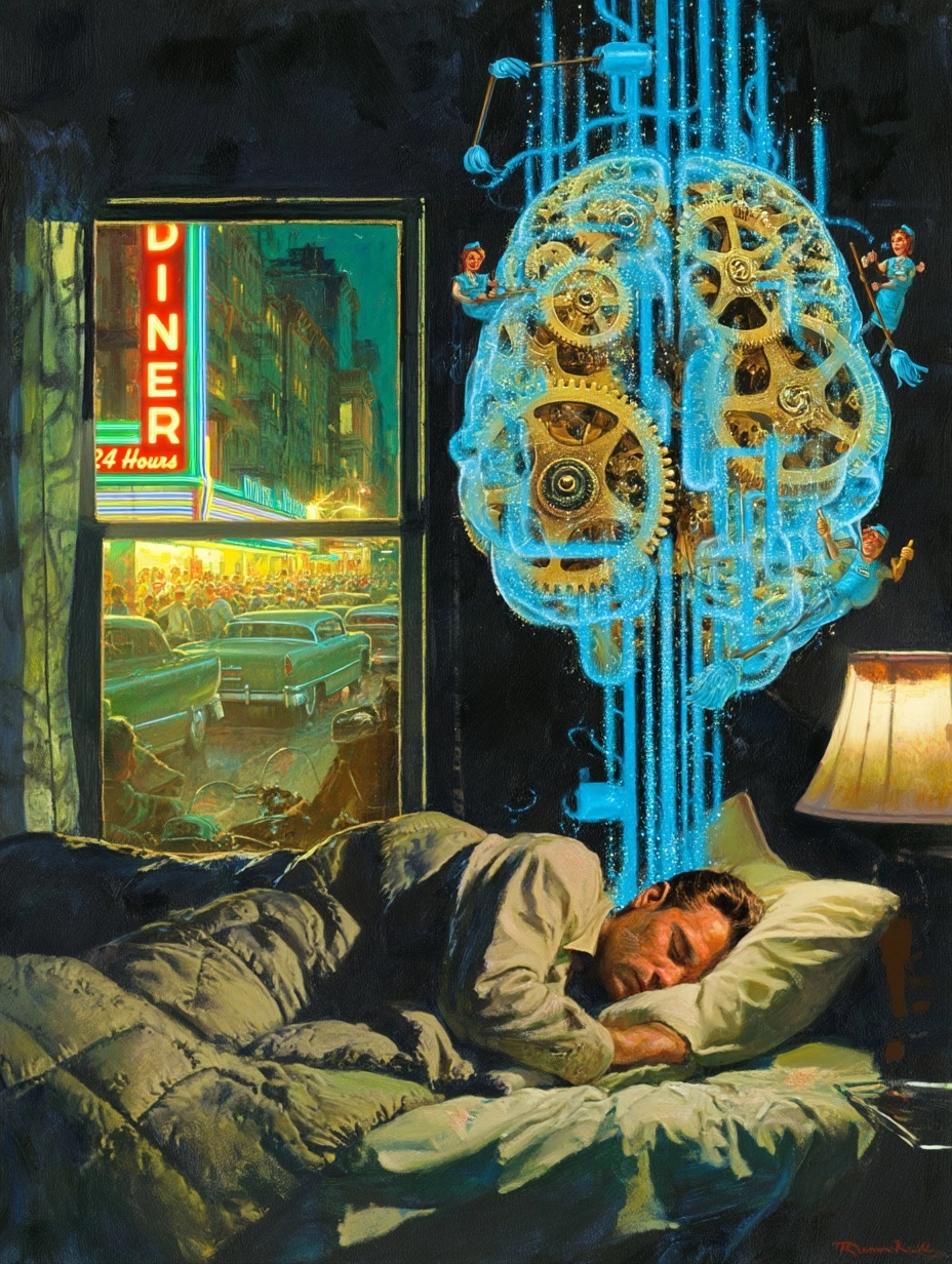 Aspect Ratio 7:10, Portrait. A nostalgic, Norman Rockwell-style illustration capturing the ultimate