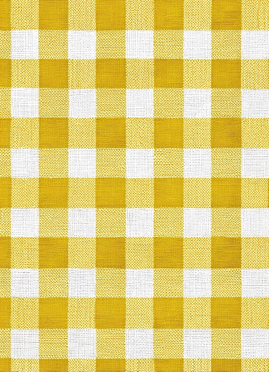 Yellow gingham pattern