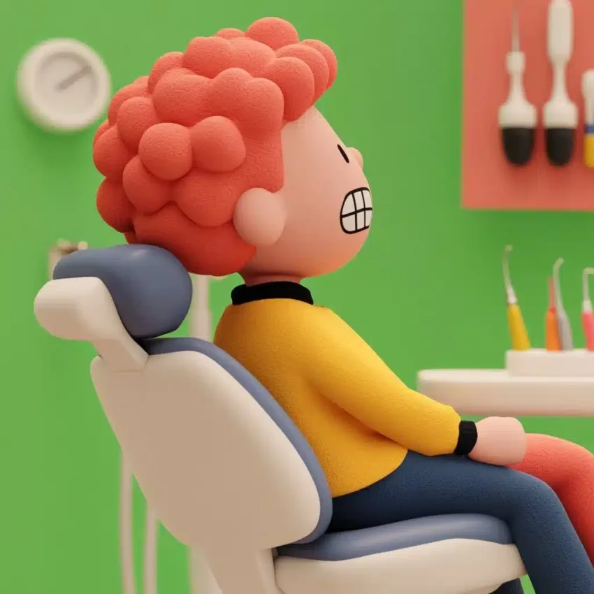 Child In Dentist Chair