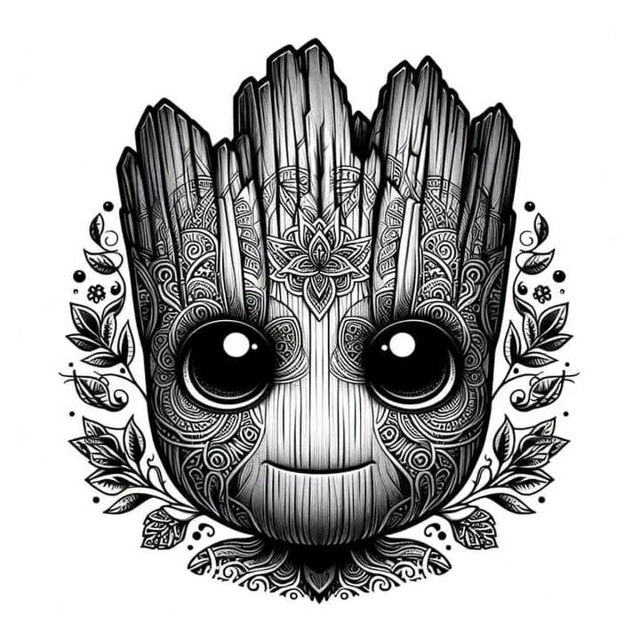 SVG: Baby Groot