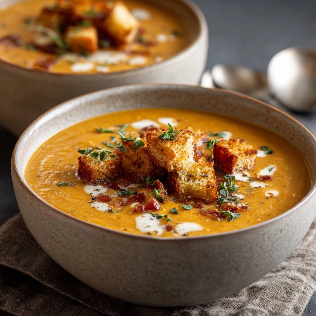 Savory Italian Sweet Potato Soup