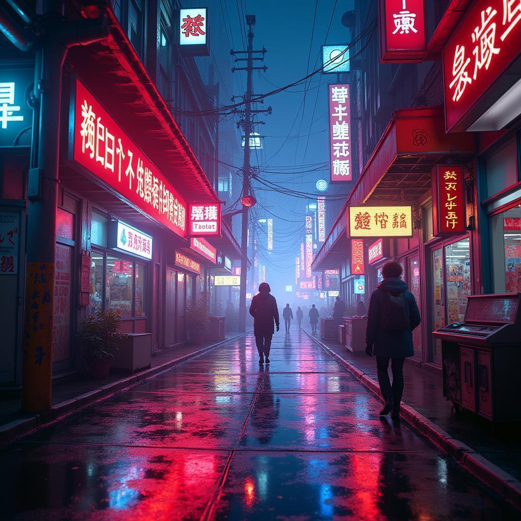 VHS Acid Trip Through Hypnotic Neon Streets
