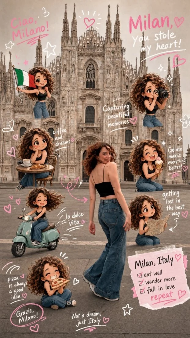 Chibi Scrapbook Photo Transformation