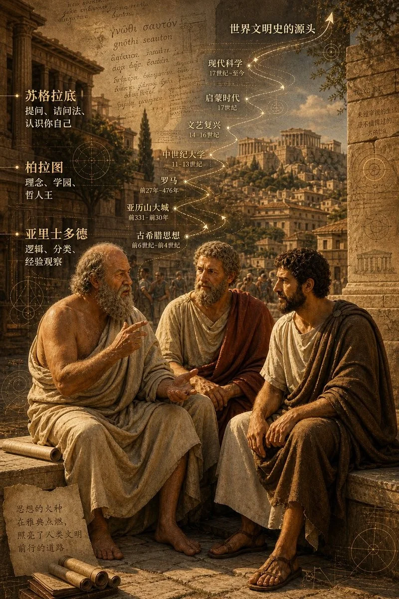 Greek Philosophers Gathering