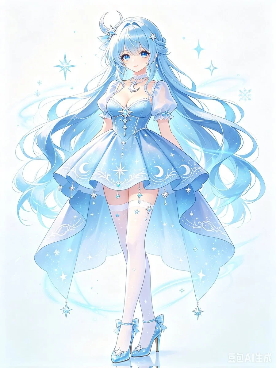 Sky Blue Princess Anime