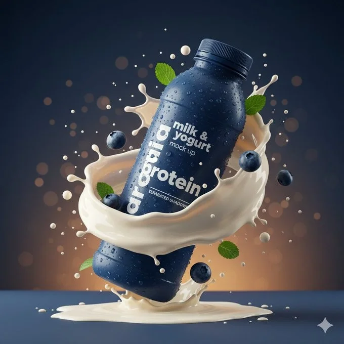 Ice Blue Protein Splash