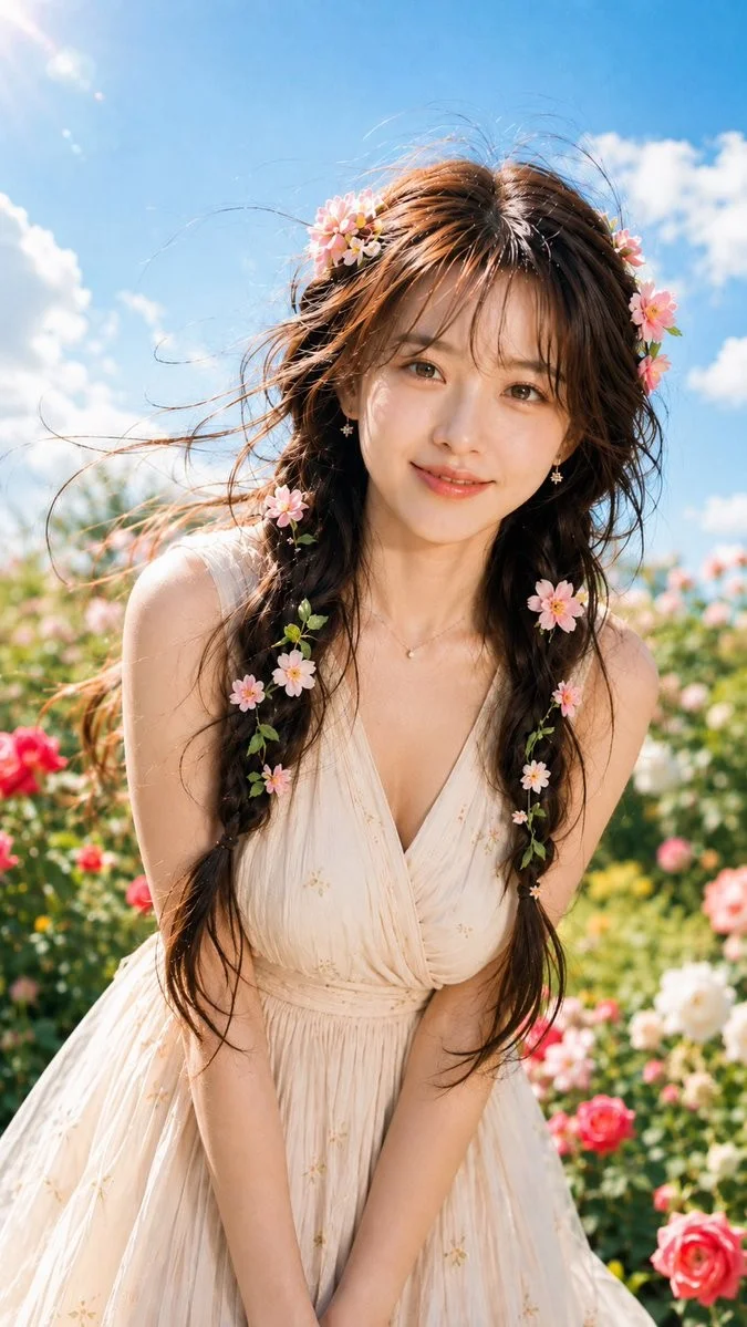 Morning Garden Portrait
