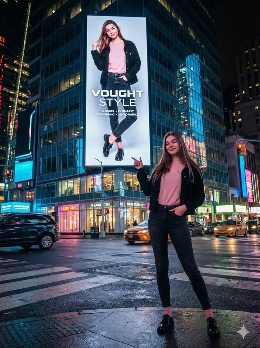 Person Appears on Giant Digital Billboard