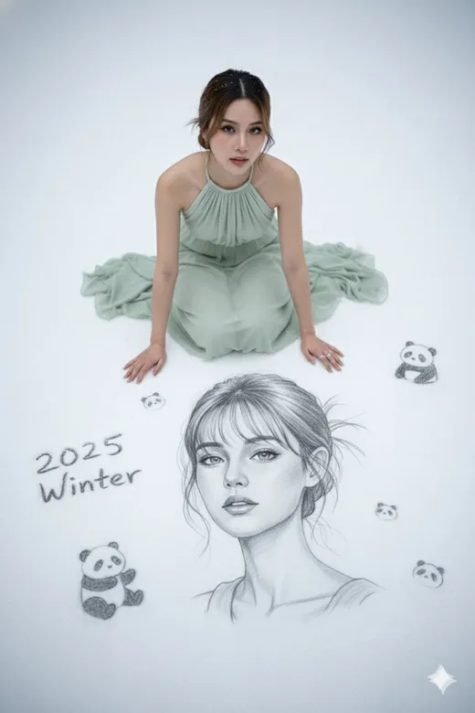 Girl's Pencil Sketch