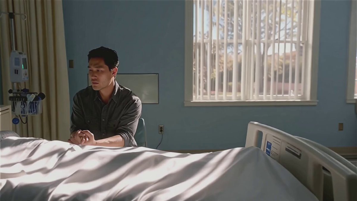 Three-Shot Cinematic Sequence of a Hospital Room Scene