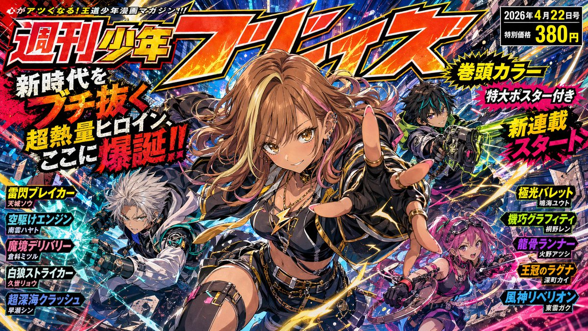 Explosive Shonen Manga Cover