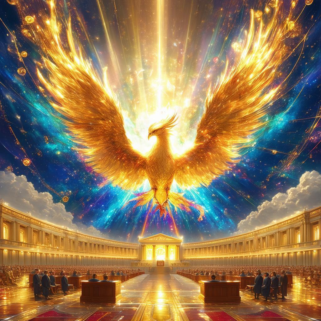 Phoenix Wright Objecting in Celestial Supreme Court