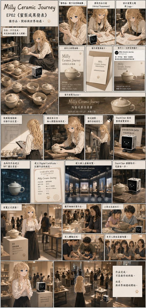 Milly Ceramic Journey Comic Page
