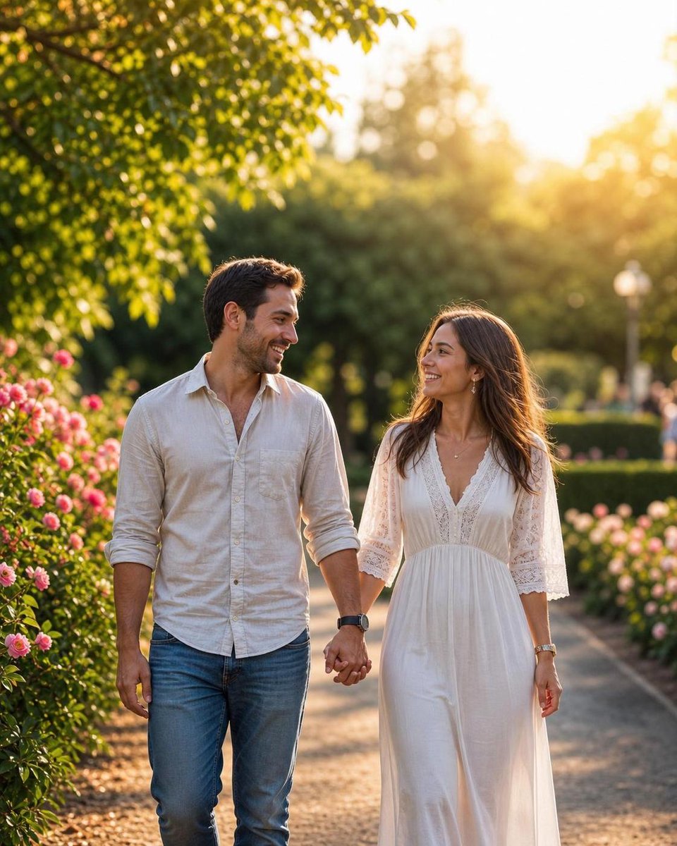 Romantic Couple Park Photography