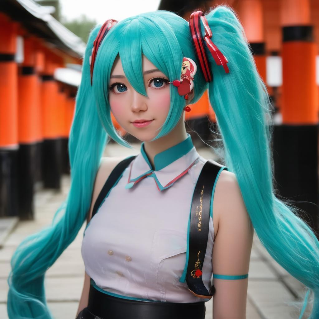 Hatsune Miku in Harmonious Kyoto Light