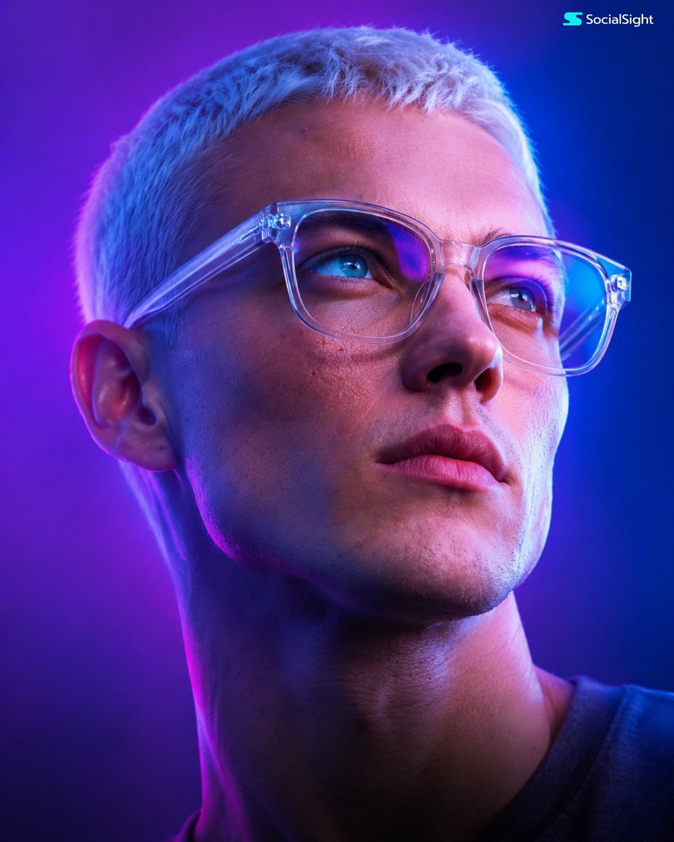 Cinematic Neon Identity Portrait