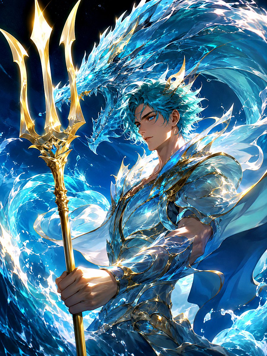 Poseidon Sea God Warrior