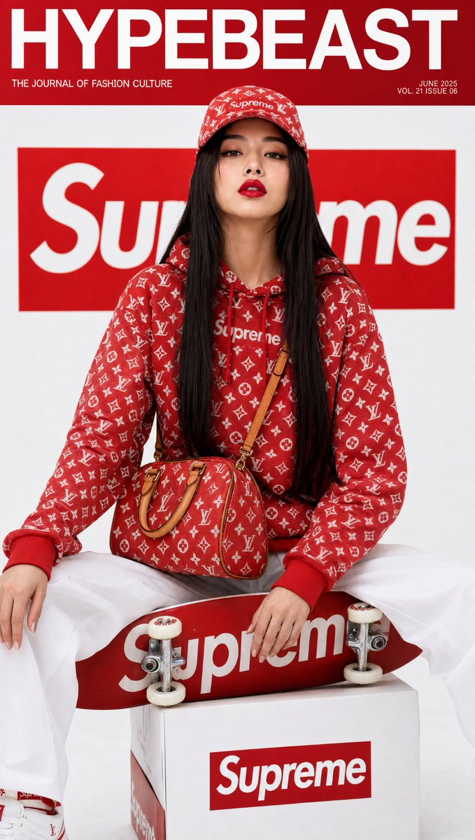 Luxury Streetwear Magazine Cover