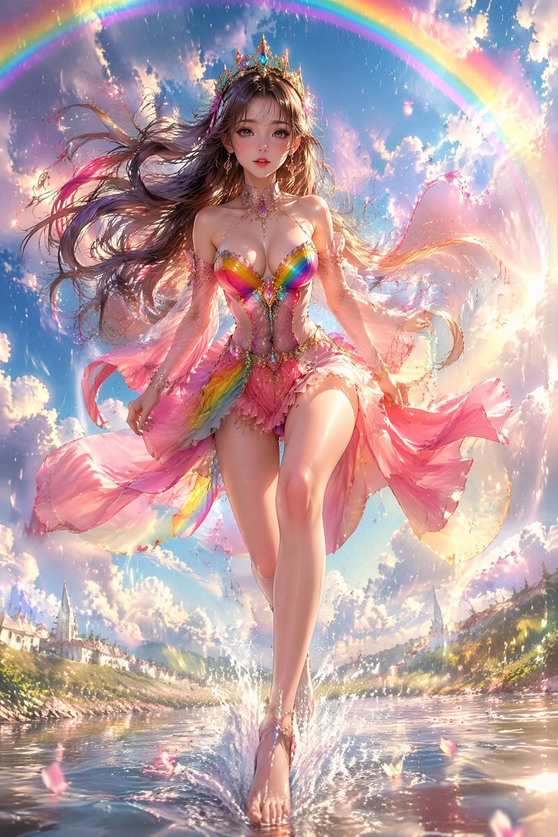Rainbow Princess Lake Fantasy