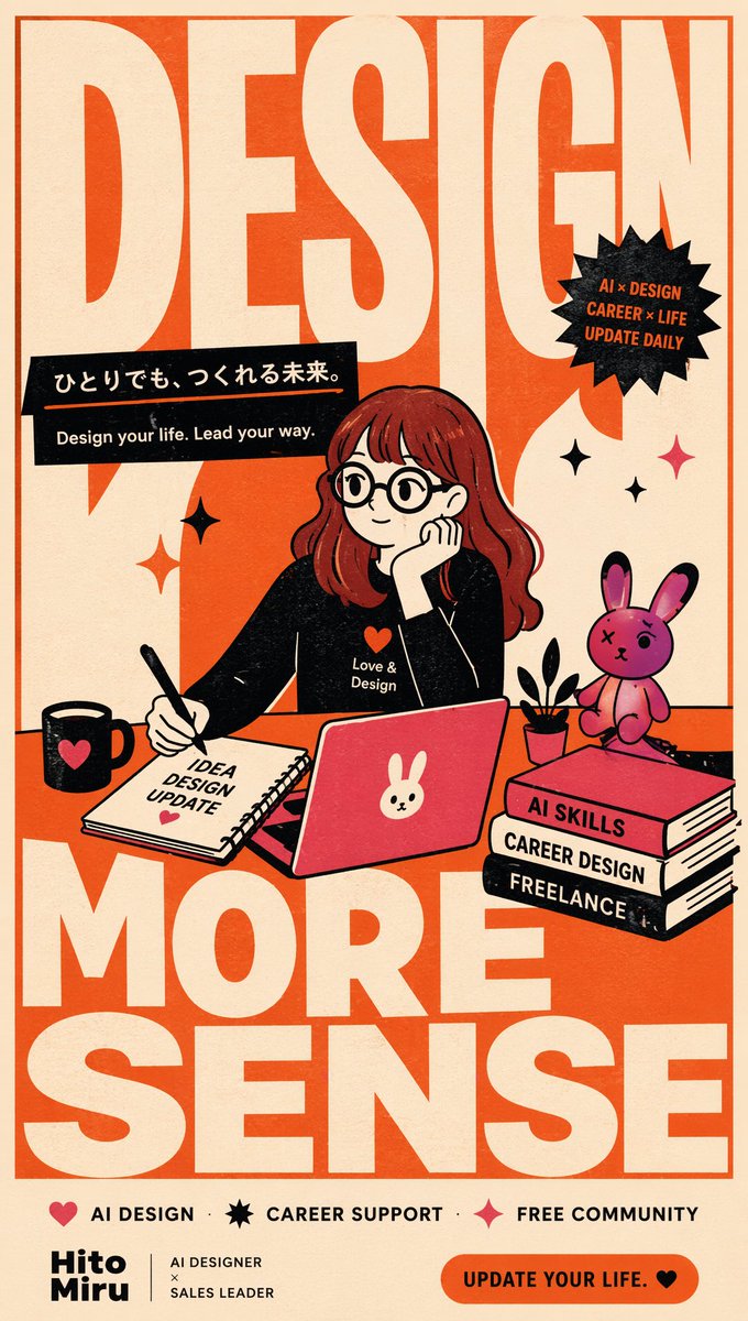 Retro AI Design Career Poster