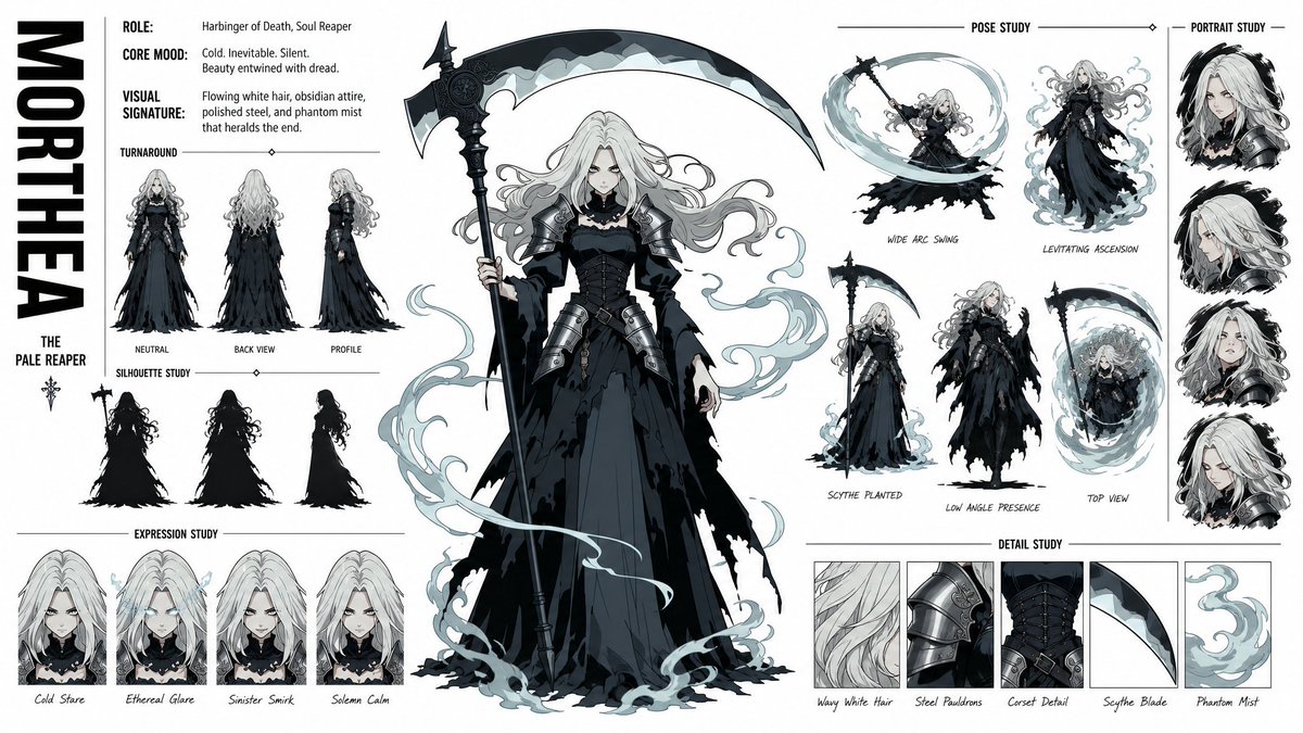 Fashion Anime Character Sheet