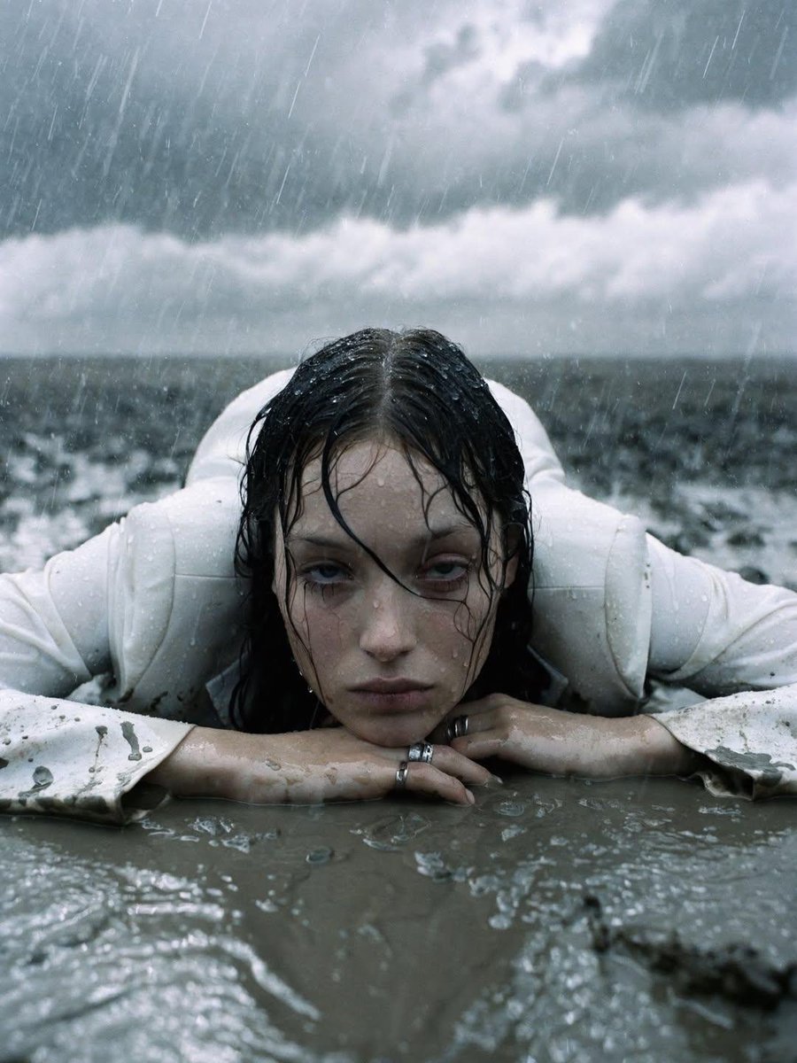 Melancholic Storm Editorial Fashion