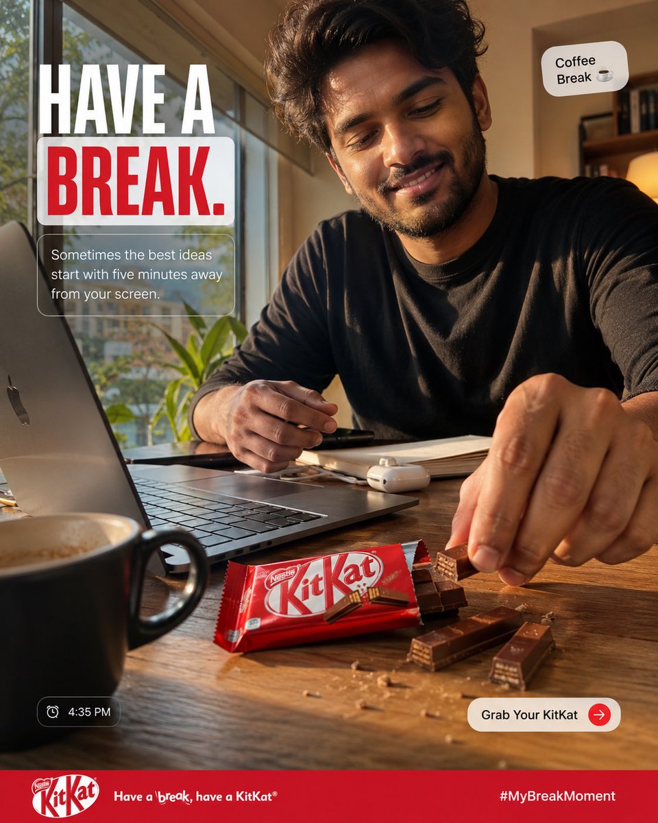 Premium KitKat UGC Advertisement Poster