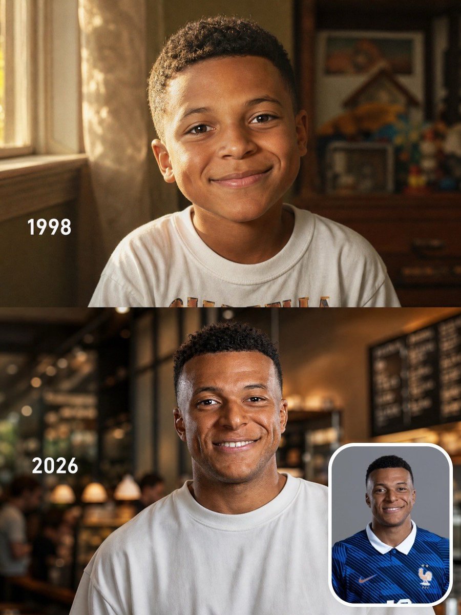 Footballer Then vs Now Transformation