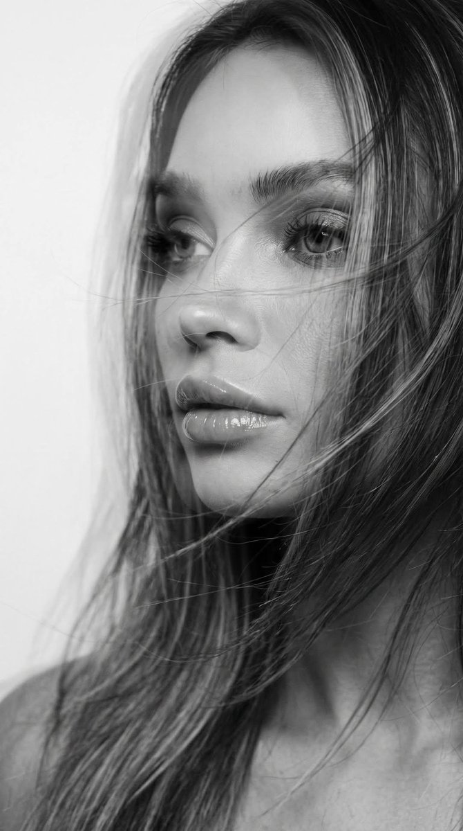 Cinematic B&W Double Exposure Portrait