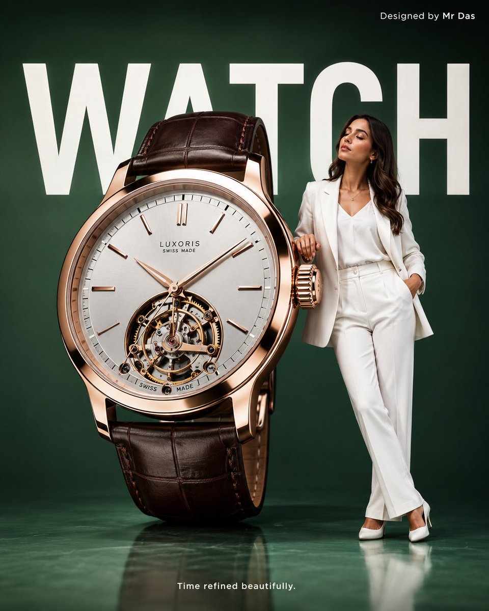 Luxury Swiss Watch Commercial Ad