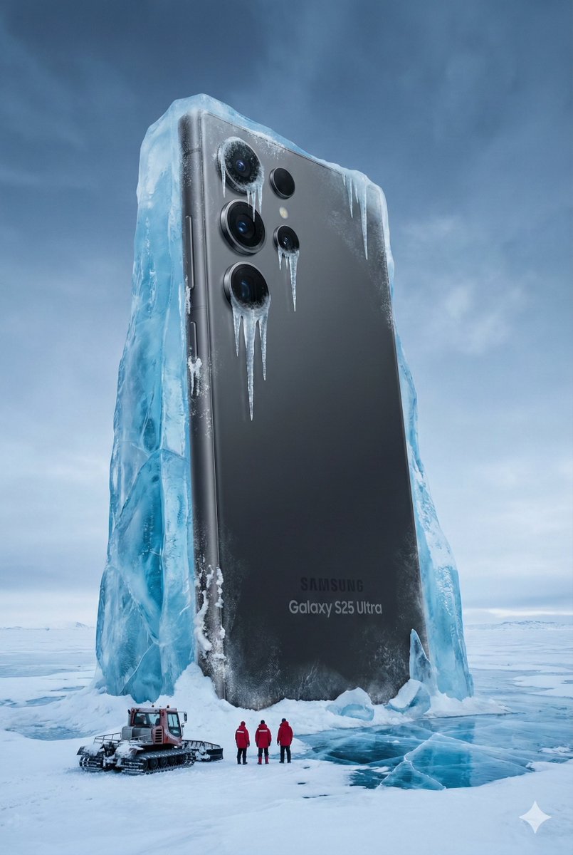 Giant Coca-Cola Can Monument in Arctic Ice